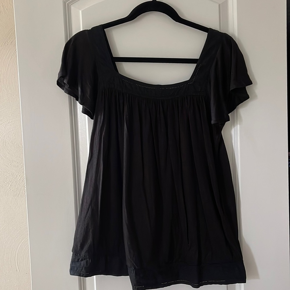 H&M black top Small - Picture 1 of 4